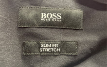 Load image into Gallery viewer, Boss Hugo Boss Mens Black Long Sleeve Slim Fit Stretch Button-Up Shirt Size XL