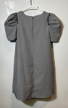Load image into Gallery viewer, Zara Womens Black White Houndstooth Short Puff Sleeve Mini Dress Size XS