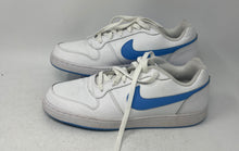 Load image into Gallery viewer, Nike Mens Ebernon Low AQ1775-102 White Blue Leather Sneakers Shoes Size 10