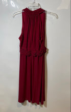Load image into Gallery viewer, Jones Wear Womens Red Sleeveless V-Neck Pleated Faux Wrap A-Line Dress Size 12