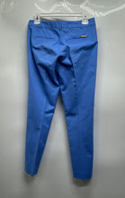 Load image into Gallery viewer, Michael Kors Womens Blue Flat Front Slash Pocket Straight Leg Chino Pants Size 0
