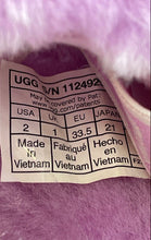 Load image into Gallery viewer, Ugg Girls Fluff Yeah Purple Slip-On Open Toe Slingback Sandals Size 2