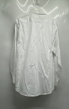 Load image into Gallery viewer, Michael Kors Mens White Cotton Long Sleeve Regular Fit Dress Shirt Sz L 16 34/35