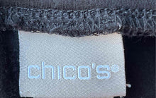 Load image into Gallery viewer, Chico's Womens Black Flat Front Pull-On Skinny Ankle Leggings Size 3R