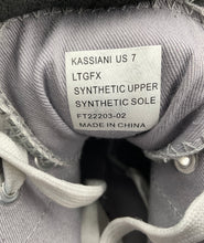 Load image into Gallery viewer, Rock & Candy By Zigi Womens Kassiani FT22203-02 Gray White Sneakers Shoes Size 7