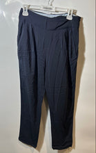 Load image into Gallery viewer, Stile Benetton Womens Blue Pleated Front High Waist Side Zip Dress Pants Size 42