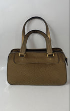 Load image into Gallery viewer, Victor Hugo Womens Gold Color Inner Pockets Double Handle Satchel Purse