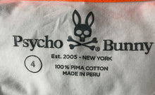 Load image into Gallery viewer, Psycho Bunny Mens White Black Graphic Short Sleeve Pullover T-Shirt Size S