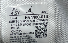 Load image into Gallery viewer, Nike Kids Air Jordan 1 Mid SE HV4400-014 White Gray Sneaker Shoes Size 4.5Y