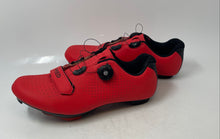 Load image into Gallery viewer, Speed Road Mens Bright Red BOA Closure System Bike Cycling Shoes Size 44