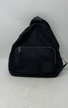 Load image into Gallery viewer, Amphora Womens Black Inner Pockets Adjustable Strap Sling Backpack