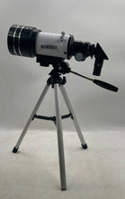 Load image into Gallery viewer, ToyerBee F30070M Black White Astronomical Telescope w/ Tripod Untested