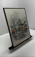 Load image into Gallery viewer, Alicia Goni Framed Street Scene Signed Wall Decor Urban Landscape Art Painting