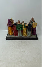 Load image into Gallery viewer, Casinelli Multicolor Ceramic Religious The Last Supper Sculpture Figurine