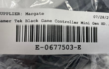 Load image into Gallery viewer, Gamerz Tek Black Wired Game Controller Mini Gen HD For Sega Genesis Untested