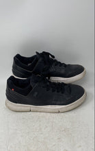 Load image into Gallery viewer, On Womens The Roger Clubhouse Black Leather Lace-Up Low Top Tennis Shoes Sz 8.5