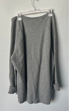 Load image into Gallery viewer, Nike Womens Gray Heather Miami Dolphins Off-Shoulder NFL Pullover Sweatshirt XL