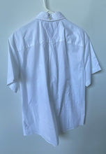 Load image into Gallery viewer, Tommy Hilfiger Mens White Cotton Short Sleeve Custom Fit Button-Up Shirt Size XL
