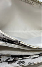 Load image into Gallery viewer, Callista Womens White Floral Print Inner Pockets Wristlet Wallet