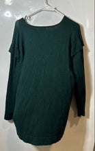 Load image into Gallery viewer, Calvin Klein Womens Green Long Sleeve V-Neck Stretch Pullover Sweater No Size