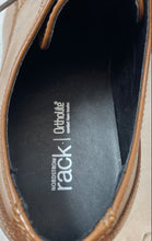 Load image into Gallery viewer, Nordstrom Rack Mens Brown Leather Lace-Up Almond Toe Derby Dress Shoes Size 8M