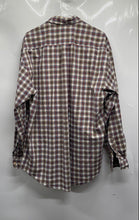 Load image into Gallery viewer, Tommy Hilfiger Mens Brown Plaid Print Collared Long Sleeve Button-Up Shirt Sz L