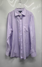 Load image into Gallery viewer, Banana Republic Mens Light Purple Cotton Classic Fit Non-Iron Dress Shirt Sz XL