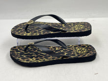 Load image into Gallery viewer, Authentic Tory Burch Womens Multicolor Printed Design Flip-Flop Sandals Size 6