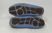 Load image into Gallery viewer, Michael Kors Womens Fulton Blue Leather MK Logo Slip-On Ballet Flats Size 7M