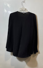 Load image into Gallery viewer, Michael Kors Womens Black Long Sleeve V-Neck Blouse Top Size 1X