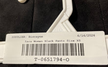 Load image into Gallery viewer, Zara Womens Black Flat Front Side-Zip Skinny Leg Ankle Pants Size XS