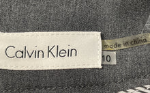 Load image into Gallery viewer, Calvin Klein Womens Gray Back Zip Slit Straight & Pencil Skirt Size 10