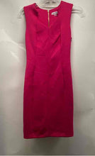 Load image into Gallery viewer, Calvin Klein Womens Pink Sleeveless V-Neck Back Zip Sheath Dress Size 6