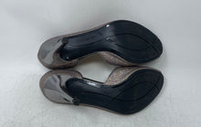 Load image into Gallery viewer, Marc Fisher Womens Joey 3 Silver Glitter Peep Toe D'Orsay Heels Size 8.5M