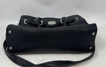 Load image into Gallery viewer, Michael Kors Womens Hamilton Est. 1981 Black Leather Shoulder Satchel Bag