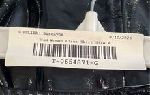 Load image into Gallery viewer, H&M Womens Black Front Zip Pockets Belted Short-Length Mini Skirt Size 4