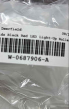 Load image into Gallery viewer, Kids Black Red LED Light-Up Hook & Loop Retractable Roller Skate Shoes Size 29