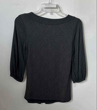 Load image into Gallery viewer, Banana Republic Womens Gray Blue 3/4 Sleeve Pullover Blouse Top Size XS