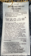 Load image into Gallery viewer, Gap Mens Blue Denim 5-Pocket Design Button Athletic Tapered Leg Jeans Size 31x32