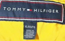 Load image into Gallery viewer, Tommy Hilfiger Mens Yellow Lightweight Hooded Full-Zip Windbreaker Jacket Sz XL