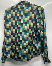 Load image into Gallery viewer, Style & Co. Collection Womens Multicolor Checkerboard Button-Up Shirt Size 6