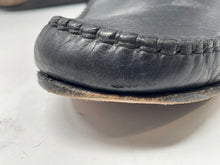 Load image into Gallery viewer, Authentic Salvatore Ferragamo Mens Black Loafer Shoes Size 9.5 Damaged