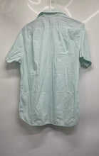 Load image into Gallery viewer, Psycho Bunny Mens Green Blue Short Sleeve Button-Up Shirt Size Medium