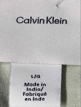 Load image into Gallery viewer, Calvin Klein Mens Light Green Cotton Short Sleeve Collared Polo Shirt Size L
