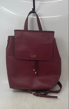 Load image into Gallery viewer, Guess Womens Naya Burgundy Leather Asjustable Shoulder Strap Flap Backpack