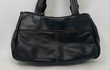 Load image into Gallery viewer, Aurielle Womens Black Leather Heart Shaped Hardware Zipper Shoulder Bag