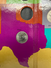 Load image into Gallery viewer, First State Quarters Of The United States Collector's Map (1999-2008) 31 Pcs