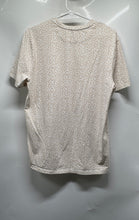 Load image into Gallery viewer, Express Mens Beige Geometric Print Short Sleeve Crew Neck Pullover T-Shirt Sz M