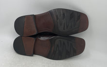 Load image into Gallery viewer, Natha Studio Mens Dark Brown Leather Lace-Up Derby Dress Shoes Size 10