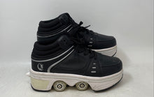 Load image into Gallery viewer, Kick Speed Unisex Astro Black 2-In-1 Lace-Up Light-Up Roller Skate Size EUR 38
